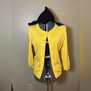 Kate Spade Cardigan with Bow Detailing, Yellow, M